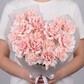 Сборный букет из 10 диантусов и 7 роз | арт: SB-242