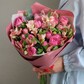 Букет из альстромерии и пионовидных кустовых роз