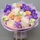 🌸Букет с пионами и орхидеями. Букет с пионовидной розой микс🌸