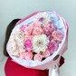 Нежнейший букет с георгины и пионовидными розами