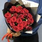 Красные розы 21шт